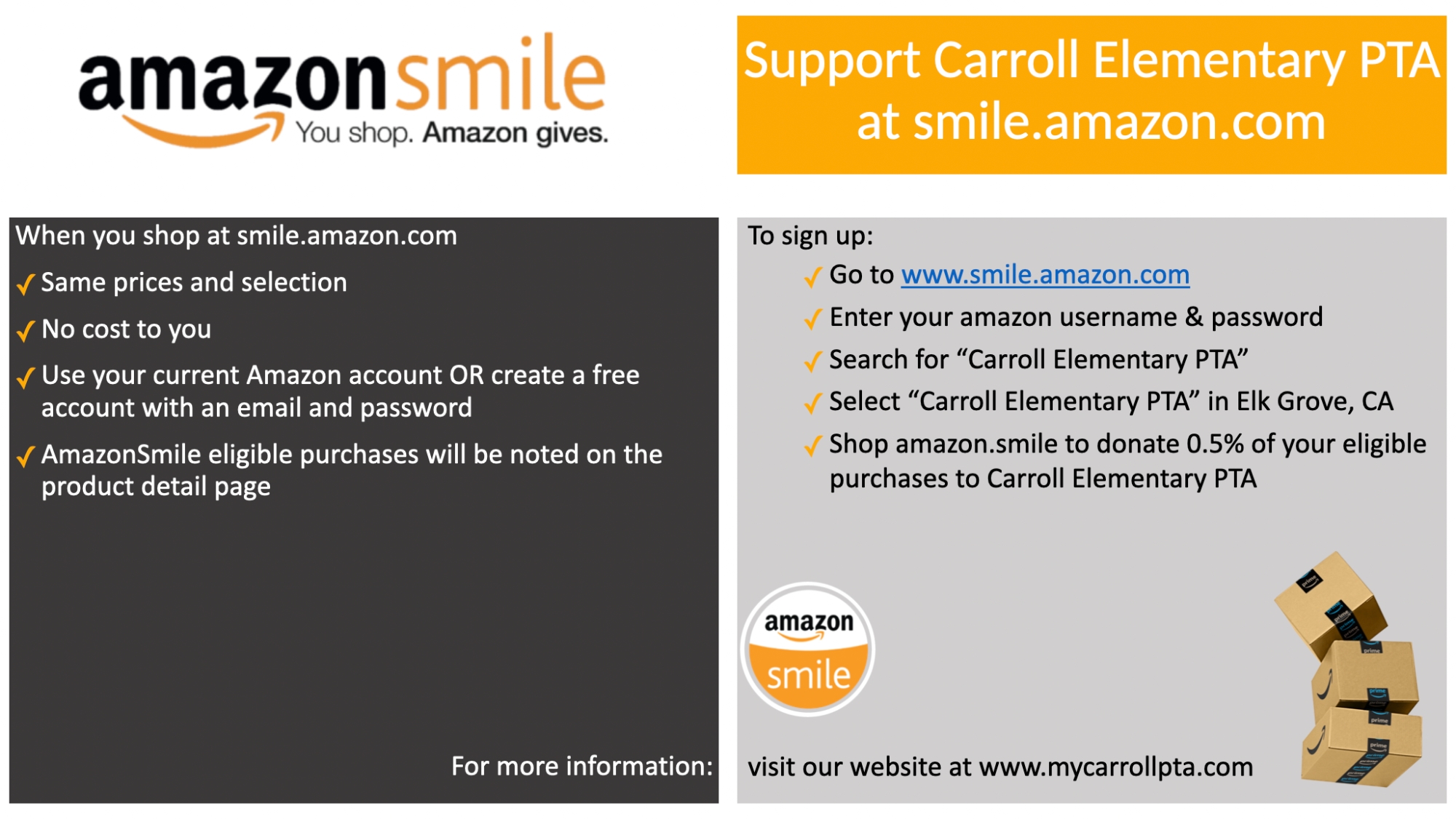Amazon Smile Details